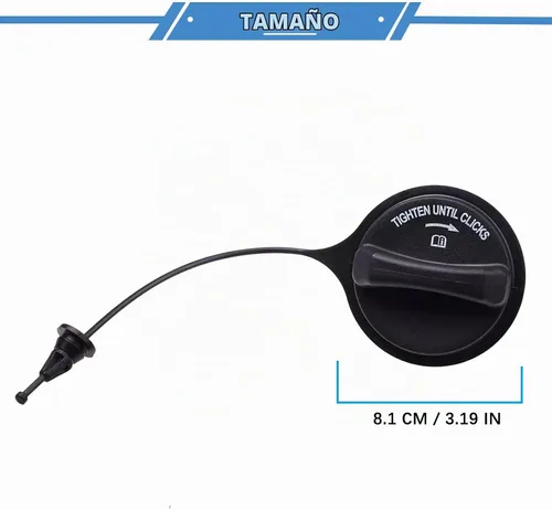 Vista 4 de 8C3Z9030A Tapa de llenado de tanque de combustible de gas compatible con Ford E-150 E-250 E-350 E-450 E150 E250 E350 E450 para F-150 F-250 F-350