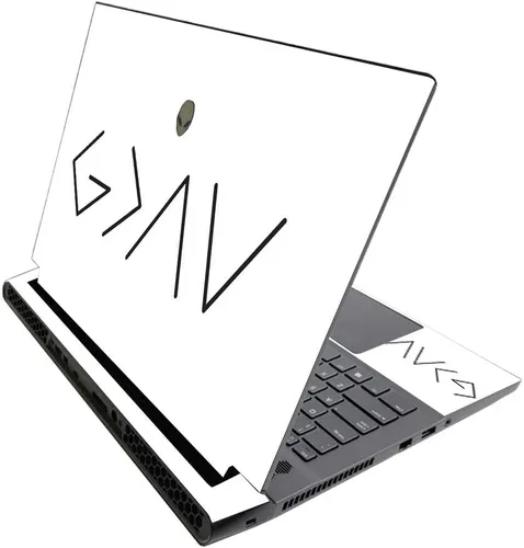 Vista 727 de MightySkins - Skin brillante con purpurina para Alienware M17 R3 (2020) y M17 R4 (2021) - Diversión de los años 90 Acabado duradero con purpurina