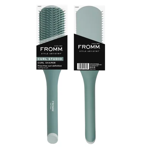 Vista 5 de Fromm Professional Curl Studio Curl Shaper - Cepillo de pelo sin encrespamiento para desenredar, separar, dar forma y definir rizos en cabello