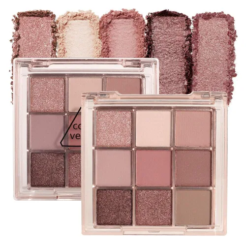 Vista 14 de CAKAILA Paleta de sombra de ojos mate de 10 colores, color gris y gris topo, paleta de sombra de ojos neutra, paleta de maquillaje de larga