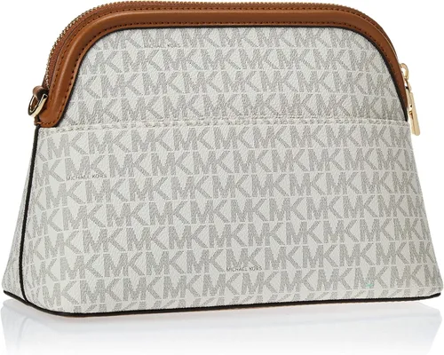 Vista 2 de MICHAEL Michael Kors Mott - Bandolera grande con cremallera, VanillaAcorn, talla única
