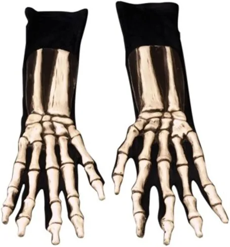Vista 2 de Zagone Studios Guantes de esqueleto para hombre, Varios