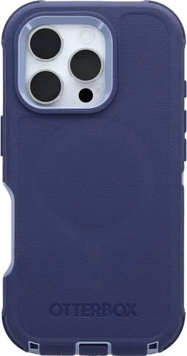 Vista 45 de OtterBox - Funda para iPhone 16, serie Defender, color azul (Baby Blue Jeans)
