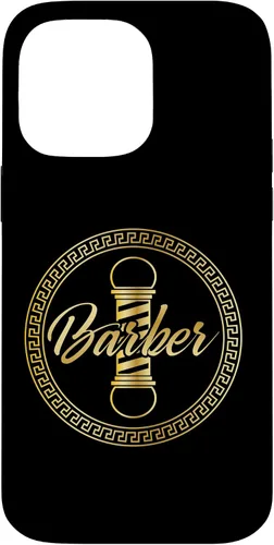 Vista 21 de Funda de regalo de graduación para iPhone 16 con logotipo de barbería barbería