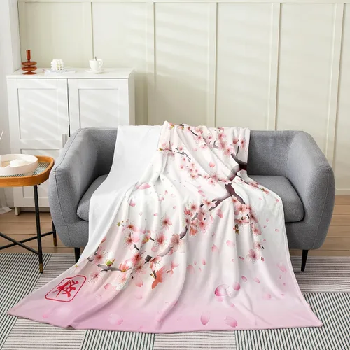 Vista 6 de Erosebridal Manta de hojas para niños, niñas y hombres, manta de forro polar colorida, manta de cama de hojas de mandala bohemio, 30 x 40 pulgadas