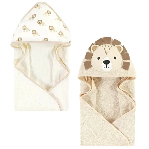 Vista 38 de Hudson Baby Toalla con capucha unisex de algodón con cara de animal para bebé, cocodrilo, talla única