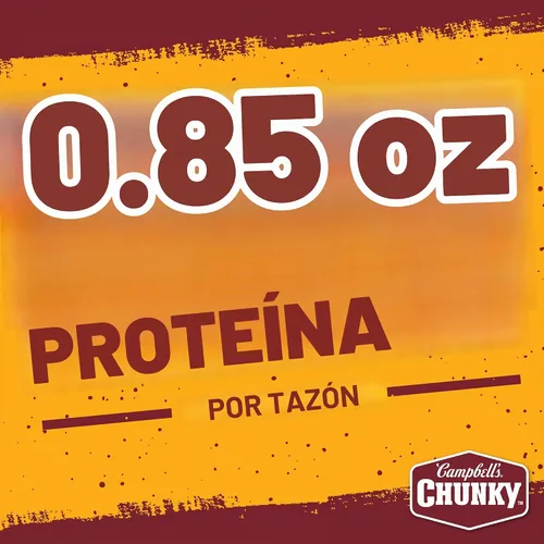 Vista 4 de Campbell's Chunky Chili con Frijoles, 15.25 oz. Tazón para Microondas