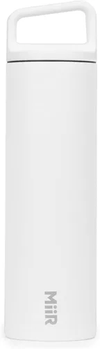 Vista 12 de MiiR Botella de agua de boca ancha - Botella de agua aislada de 20 onzas en acero inoxidable con aislamiento al vacío de doble pared, diseño a