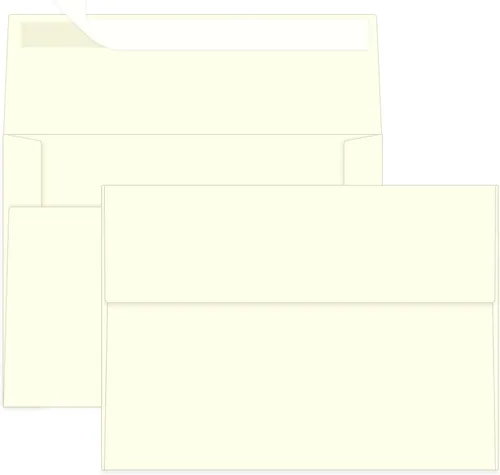 Vista 9 de 100 Paquetes Sobres Negros de 4 x 6 pulgadas para Tarjeta de Invitación, Sobres Pequeños A6 Autoadhesivos para Bodas, Fiestas de Cumpleaños, Baby