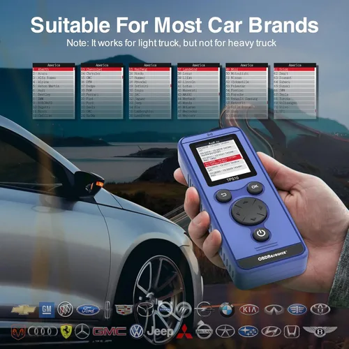 Vista 3 de OBDResource TPMS Herramienta de reaprendizaje para sistema de monitoreo de presión de neumáticos automático, activación de sensores, herramienta