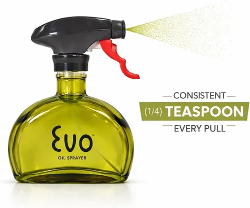 Vista 4 de Evo botella pulverizadora de aceite, sin aerosol, para aceites de oliva de cocina