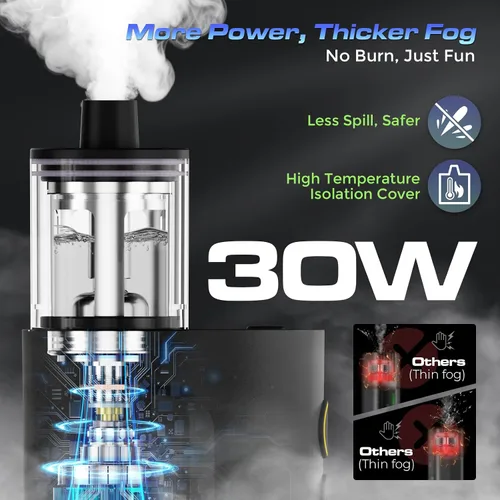 Vista 2 de Máquina de niebla portátil COLBOR CF3, mini máquina de humo manual para fotografía con control remoto, pequeño difusor de neblina con protección