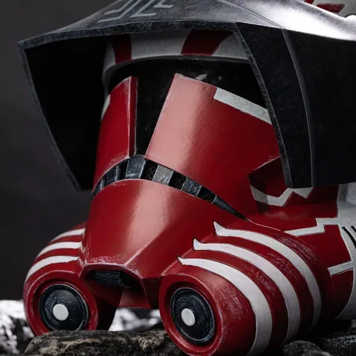 Vista 7 de Evere SW Clone Arc Commander Casco Cosplay Deluxe Halloween Coleccionable Prop