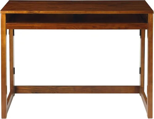 Vista 6 de Casual Home Escritorio plegable con puertos extraíbles y USB Café cálido