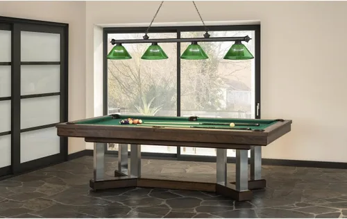 Vista 2 de Z-Lite 2306-4BP-ARG Colgante de billar Cordon, 4 luces 240 vatios totales, bañado en bronce Placa de bronce