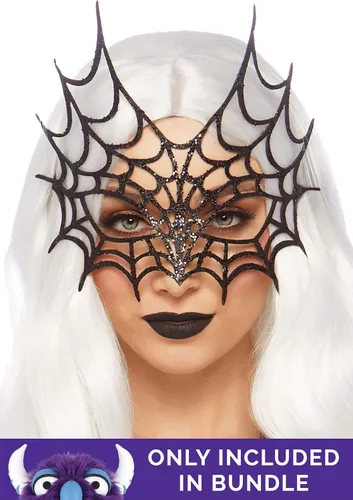 Vista 4 de Disfraz de araña de viuda negra para mujer