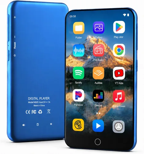Vista 11 de MP3 Player with Bluetooth and WiFi, 32GB 4" Full Touch Screen Music Player with Spotify, Audible, Pandora, Libby, Spotify Kids,MP3&MP4 Player with