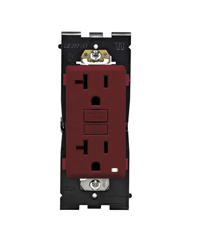 Vista 6 de Leviton Renu - Toma GFCI autocomprobada resistente a manipulaciones, 15 amperios, RGF15-CA, café con leche