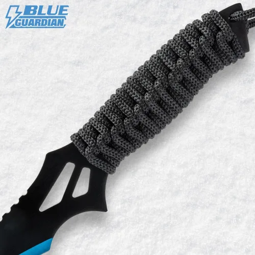Vista 7 de BUDK Blue Guardian - Juego de machetes gemelos con funda Cuchillas de acero inoxidable de 11 pulgadas