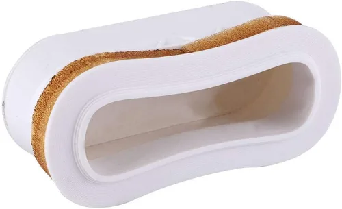 Vista 6 de Alomejor Mango de tabla de surf de plástico para montaje en tabla de remo inserto ergonómico accesorio de surf blanco