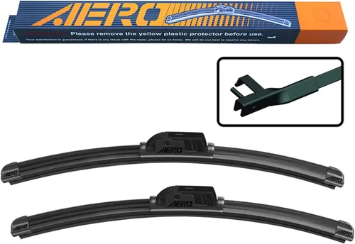 Vista 33 de AERO Avenger - Limpiaparabrisas prémium de 24 + 22 pulgadas para todas las estaciones, repuesto del fabricante original del equipo original