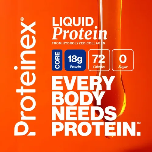 Vista 2 de Proteinex Core Liquid Collagen Peptidos, 0.71 oz de proteína por porción, recomendado por médicos, apoya la recuperación y la curación de heridas