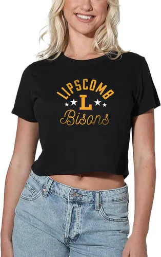 Vista 49 de Colección oficial de camisetas con diseño de mascota desgastada para mujer, color negro Grizzlies del estado de Adams
