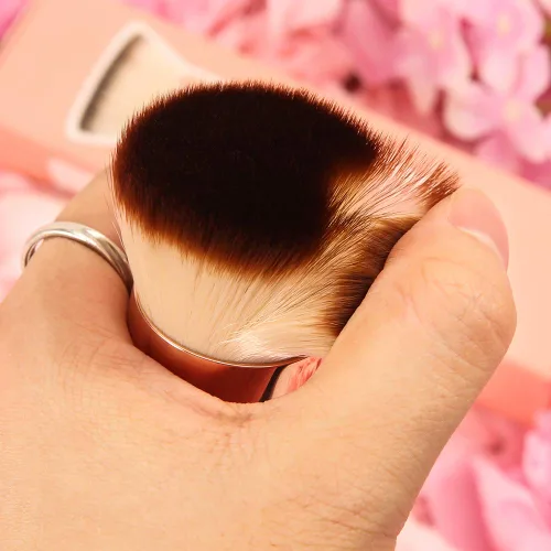 Vista 6 de DUcare Brochas de maquillaje Cepillo corrector de doble punta para base de polvo