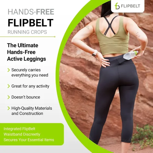 Vista 2 de FlipBelt Women's Standard Mid Rise Athletic Leggings