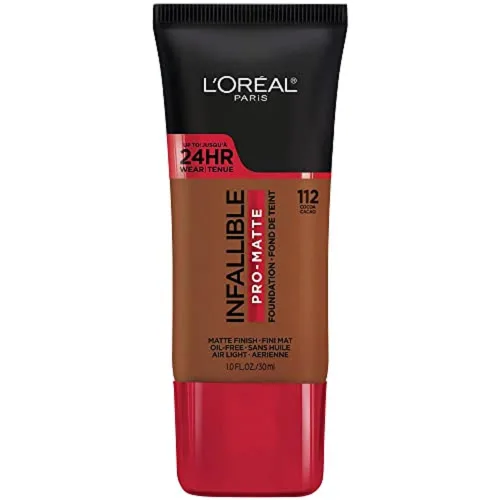 Vista 49 de L'Oreal Paris Cosmetics Makeup Infallible Pro-Matte - Base líquida de larga duración, True Porcelain, 1 onza líquida.