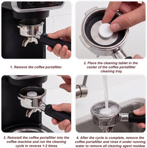 Vista 5 de 10 tabletas descalcificadoras para cafetera Breville Nespresso