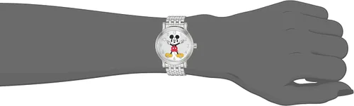 Vista 5 de Disney Mickey Mouse - Reloj analógico de cuarzo con manos articuladas vintage Plateado