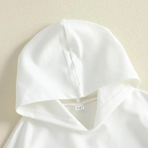 Vista 6 de Toddler Baby Ghost Costume Cute Hooded Cape Halloween Costumes A-blanco