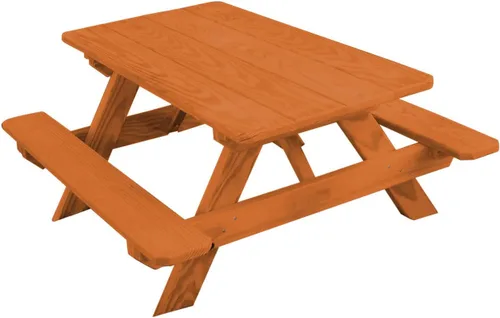 Vista 16 de Amish-Made - Mesa rectangular de pino para niños, de 44 pulgadas, color negro Negro (Black Paint)