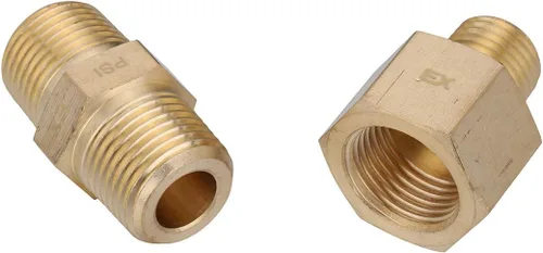 Vista 5 de Juego de adaptadores de accesorios para lavadora a presión, kit reductor NPT 1/4" NPT de 3/8
