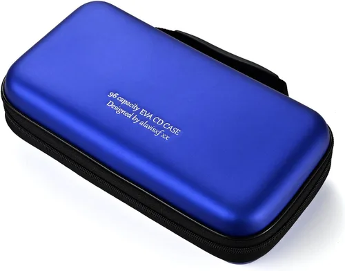 Vista 10 de LIOVODE Funda para DVD, estuche de CD EVA, organizador de almacenamiento, portátil, protector de DVD, soporte para billetera para coche CD Holder