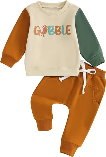 Vista 19 de Conjunto de Navidad para bebé niño con camisa divertida larga y pantalón conjunto de ropa de primera Navidad para niños de 6 a 12, 18, 24 meses 2T