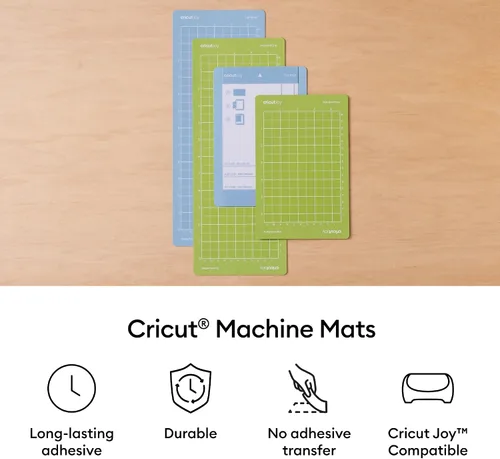 Vista 3 de Cricut Paquete de alfombrillas de corte StandardGrip (5 unidades, 4.5 x 12 pulgadas) - para máquina Joy
