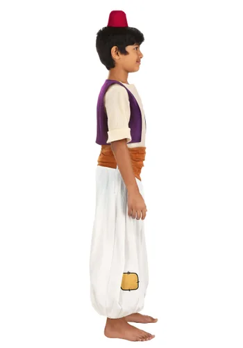 Vista 4 de Disfraz Deluxe de Aladdín de Disney para Niños Multicolor