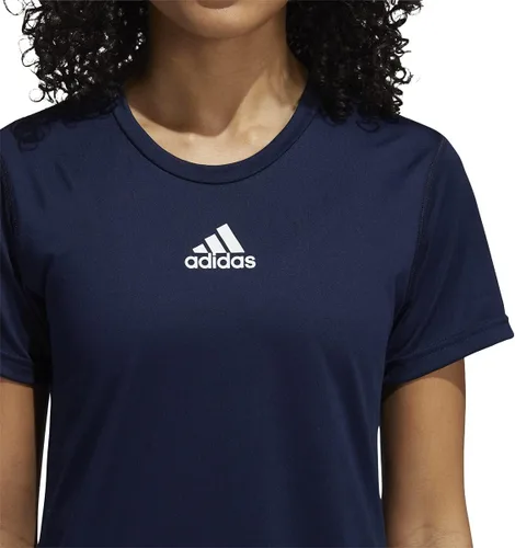Vista 4 de adidas Camiseta Creator Climalite de manga corta con cuello redondo para mujer, 12H5