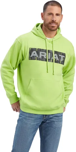 Vista 16 de ARIAT - Sudadera con capucha para hombre Negro