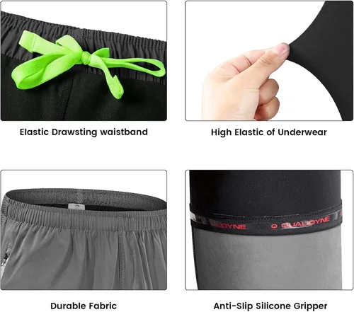 Vista 5 de Pantalones cortos de ciclismo de montaña para hombre con acolchado 3D pantalones cortos de ciclismo MTB ligeros y sueltos