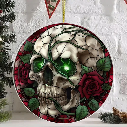 Vista 5 de Adorno de atrapasoles de cristal con diseño de mal de ojo, decoraciones de Navidad, adornos de Navidad para árbol, ideas de regalo de vacaciones
