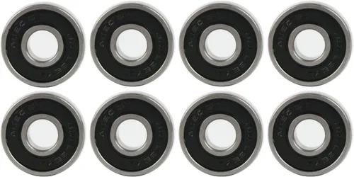 Vista 4 de Bullseye Rodamientos ABEC Skateboard Bearings, Abec 5 (negro)