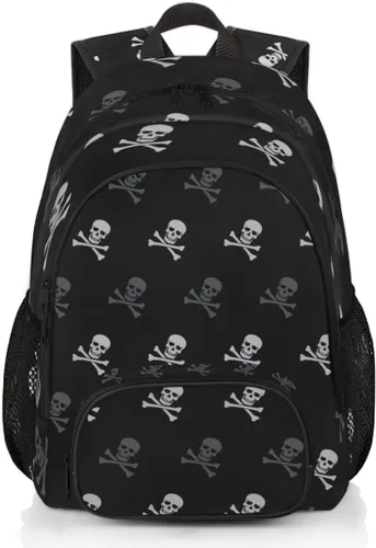 Vista 13 de Mochilas escolares para mujeres y hombres - Elegante mochila escolar universitaria - Mochilas de viaje resistentes al agua para niñas y niños, Azteca