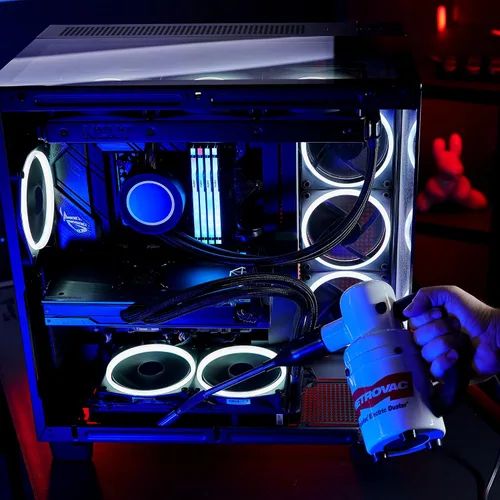 Vista 8 de DataVac Plumero para computadora y limpiador, soplador de polvo electrónico y superpoderoso, ecológico