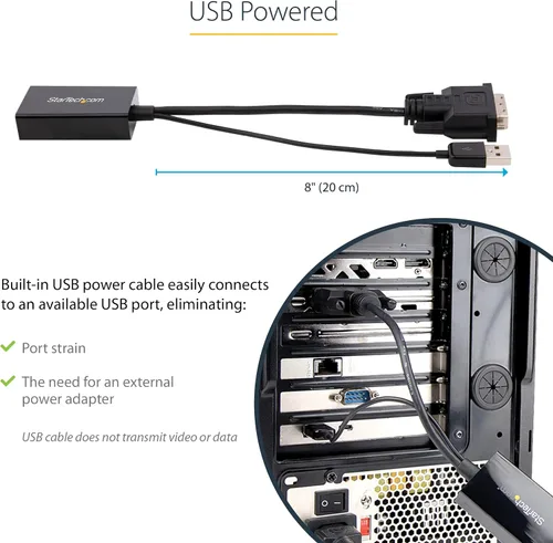 Vista 5 de StarTech Utilice este convertidor Dvi a Displayport para conectar su computadora Dvi a un Dp Monit