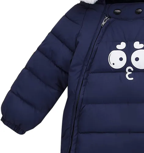 Vista 5 de Traje de nieve para bebé de 3 piezas todo en uno, mono con cremallera y acolchado