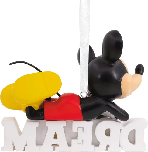 Vista 2 de Hallmark Disney Mickey Mouse Dream - Adorno navideño de resina (0002HCM9029)