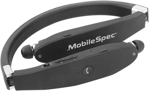Vista 3 de MobileSpec MBS11182 - Auriculares estéreo con Bluetooth, color negro